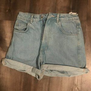 High Waisted Denim Shorts (Zara)